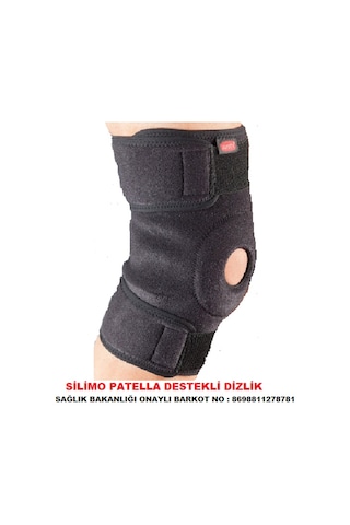 Patella Destekli Dizlik Neopren Patella Açık Dizlik