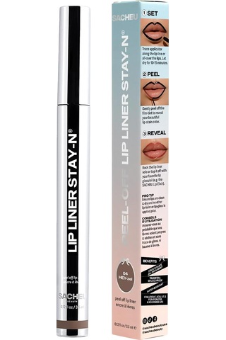 Sacheu Lip Liner Stay-n Soyulabilir Uzun Süre Kalıcı Dudak Çizgisi Belirginleştirici 04 Hey-zel 3.5ml 04 Hey-zel