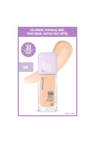 Maybelline New York Super Stay Lumi Matte Fondöten 96