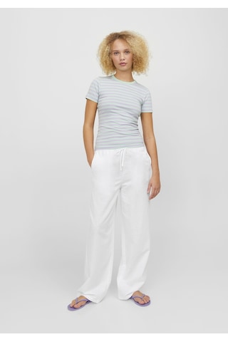 Jack & Jones Kadın Rahat Kalıp Keten Pantolon - Flora 12249649 White Bej