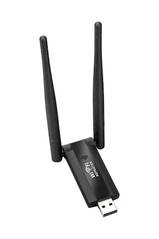 Sones Usb İle Çalışan Duvar Tipi Kablosuz Yönlendirici Uzantısı Wifi Sinyal Amplifikatörü Siyah