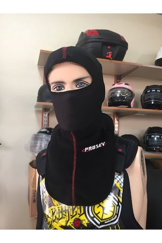 Buffalo Kışlık Termal Polar Balaklava Boyunluk Siyah