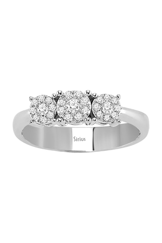 Sirius Tria Efektli Pırlanta Yüzük 0804R0283