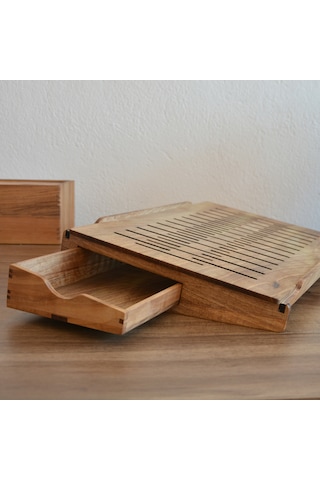 Woodsaka Walstand 2.0 - Çekmeceli Laptop Ve Notebook Standı - 17