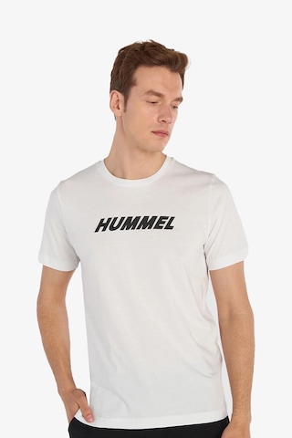 Hummel Hmlelemental Logo Cotton Tee Erkek Beyaz T-shirt 911947-9001 Beyaz