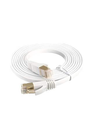 Cat7 Ethernet Rj45 Modem Internet Kablosu 10 Metre 10 Gbps 600 Mh