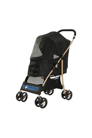 Tommy Evcil Hayvan Arabası 67x47x98 Cm Siyah Max 15 Kg