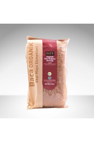 Baca Organik Organik Tam Buğday Ekmeği 700 G