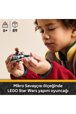 Jedi Starfighter Mikro Savaşçısı İle Star Wars Macerası - 6+ Çocuklar İçin