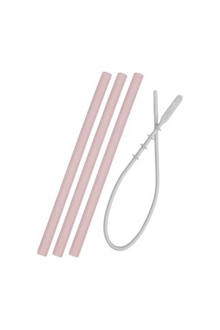 Oioi Hüp Silikon Pipet 3 Lü & Tem.fırçası - Pinky Pink