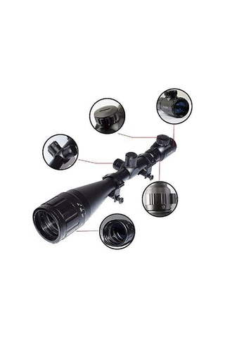 8-32x50 Çift Işıklı Zoomlu Riflescope Dürbün Renkli