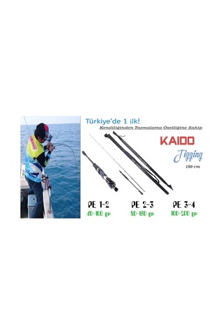 Kaido Slow Jig Kamışı 190 Cm Pe 1-2 Tetiksiz