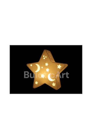 Buloticart Tealigt Gece Lambası Çocuk Odası Masa Lambası Pilli Tealight Lamba Pil Ve Lamba Birlikte Beyaz