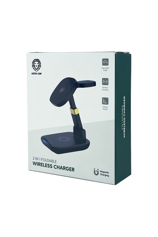 Green Lion 6 In 1 Foldable 15w Kablosuz Wireless Şarj