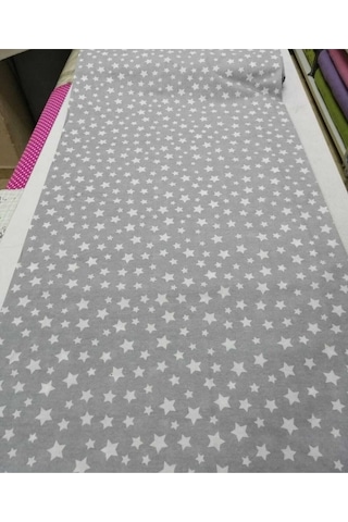 Lionas Metrelik Kumaş, Nevresimlik Kumaş 100x240cm Gri