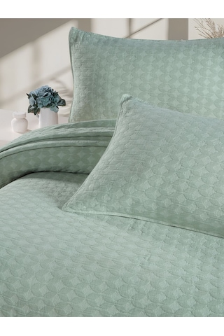 Elvira Yatak Örtüsü Seti Çift Kişilik Mint Kutulu Mint