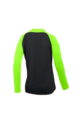 Nike W Nk Df Acdpr Dril Top K Dh9246-010 Siyah Yeşil Kadın Antrenman Eşofman Üstü 001
