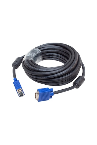 Vga Kablo 15 Pin 3+6 Erkek/erkek 10m Kutulu