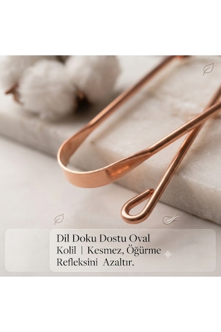 %100 Saf Bakır Dil Sıyırıcı Temizleyici Paslanmaz Ağız Bakım Aparatı Ayurvedik Dil Kazıyıcı Çubuğu