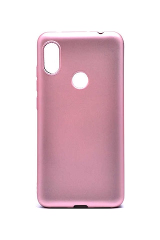 Kilifone - Redmi Note 6 Pro Uyumlu Kılıf Esnek Soft Premier Silikon Kapak - Gold - T6623