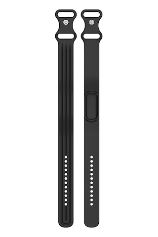 Caseonn Google Fitbit Air Kordon Premium Silikon Spor Kayış Siyah