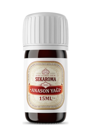 Sek Aroma Kristalize Saf Anason Yağı 15 ML - 5 L Uyumlu