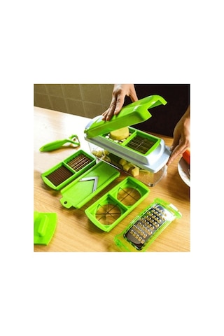 Nicer Dicer Plus Doğrayıcı Rende Mutfak Robotu Çok Fonksiyonlu Soğan Sebze Dilimleyici Doğrama 446721