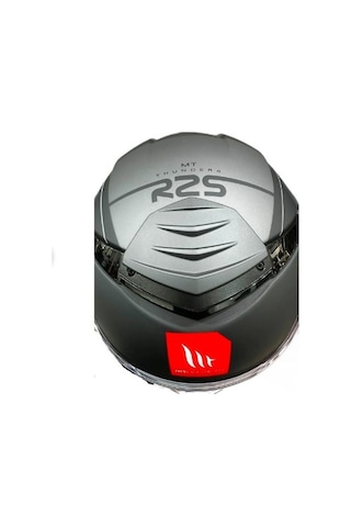 Mt Thunder 4 SV R25 C2 Şeffaf Vizör Kask Mat Gri