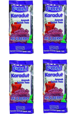 Poli Toz İçecek Karadut 300 Gr X 4 Adet 300 G