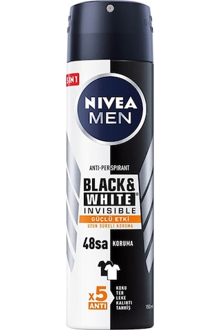 3 Adet Nivea Deodorant Black&white Ultimate Impact Erkek 150 Ml