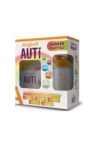 Argivit Auti Taurin Sitikolin Fosfotidilserin Ve Üzüm Eki 400 Gr + Shaker