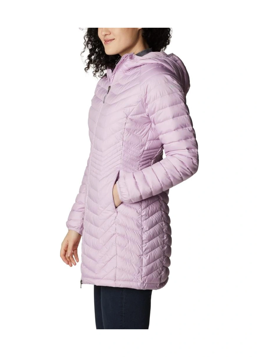 Columbia Powder Lite Mid Kadın Mont Lila