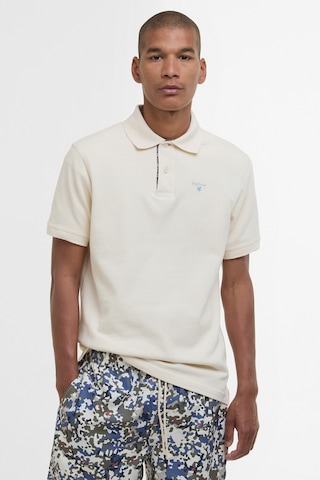 Barbour Tartan Pique Polo Yaka Wh52 Antique White Wh52 Antique White