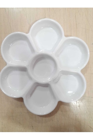 Papatya Çiçek Palet 15 Cm Sert Mika 7 Godeli Papatya Çiçek Palet 15 Cm Sert Mika 7 Godeli
