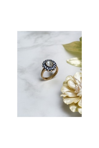 Kristal Oval Taşlı Yüzük 439622