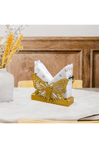 Homyl Peçete Saklama Tutucusu, Dik Kağıt Havlu Tutucusu Altın