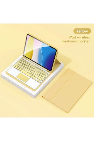 Dancemonkey Bluetooth Klavye - İpad 10.9 2022 Uyumlu, Konforlu Pu Deri Kılıf, 60 Saat Pil Ömrü