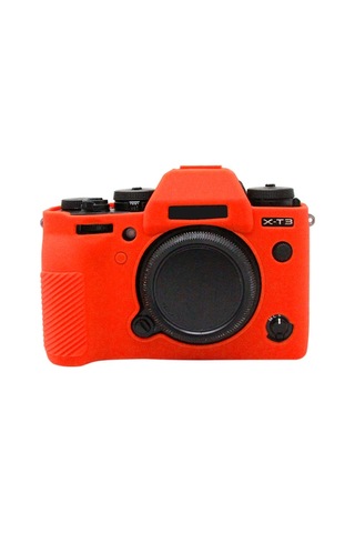 Fujıfılm Xt3 İçin Puluz Soft Silikon Koruyucu Kılıf Kırmızı Diğer