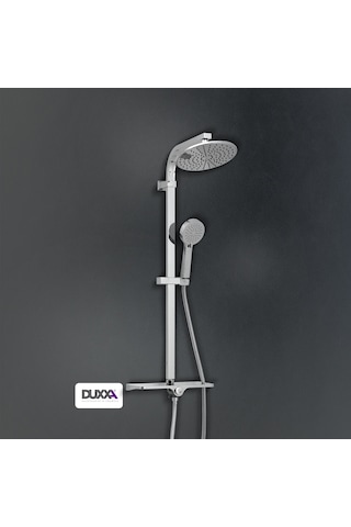 Duxxa Como 500 Tepe Duş Seti Krom D.170.5.c Krom