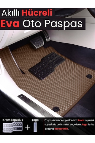 Volkswagen Caddy 2021-2024 Uyumlu Eva Paspas Tam Set Oto Paspas,araca Özel,su Geçirmez 123