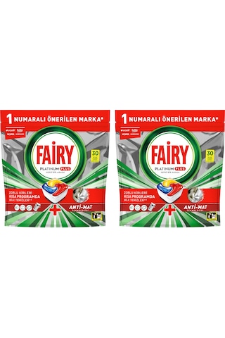 Fairy Platinum Plus Kapsül 30 Lu Limon Kokulu X 2 Adet