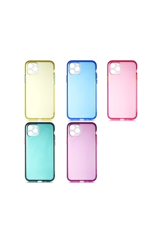 Apple Uyumlu iPhone 11 Pro Max Kılıf Zore Bistro Kapak-Pembe