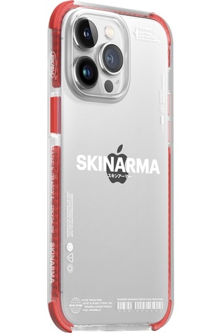 Apple Uyumlu iPhone 14 Pro Max Kılıf Skinarma Şeffaf Airbag Tasarımlı Iro Kapak