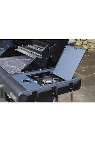 Aygaz X450 Klasik Barbekü - 4 Brülör, Elektronik Ateşleme, Mavi Gri, Dış Mekan Kullanımına Uygun Gri
