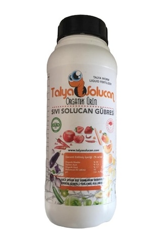 Organik Solucan Gübresi Sıvı Sebze Meyve Ve Süs Bitkileri 1 L.