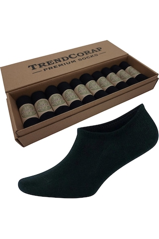 Trendcorap Premium Bambu Erkek Sneaker Görünmez Bilekte Spor Çorap 10 Lu Özel Kutu Siyah Trendcorap Premium Bambu Erkek Sneaker Görünmez Bilekte Spor Çorap 10 Lu Özel Kutu Siyah