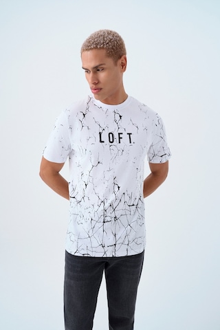 Loft Erkek Tişört Lf2038730 Beyaz
