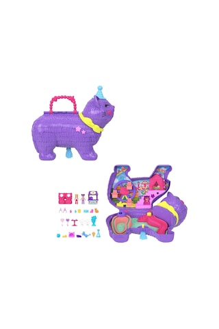 Jft90 Polly Pocket Parti Kediciği Oyun Seti
