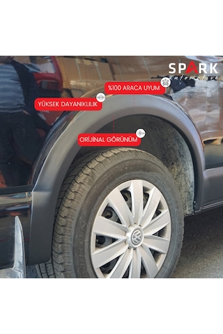 Volkswagen Transporter T6 2015-2020 Yıl Aralığı Uyumlu Uzun Şase Çift Sürgü Dodik Seti 11 Parça Siyah