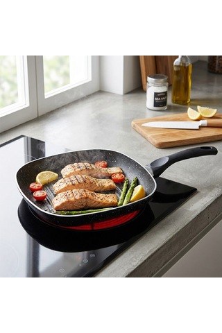 Papilla Ragnar 26 Cm Granit Grill Ta - Tek Saplı Brkt-739620 Çok Renkli